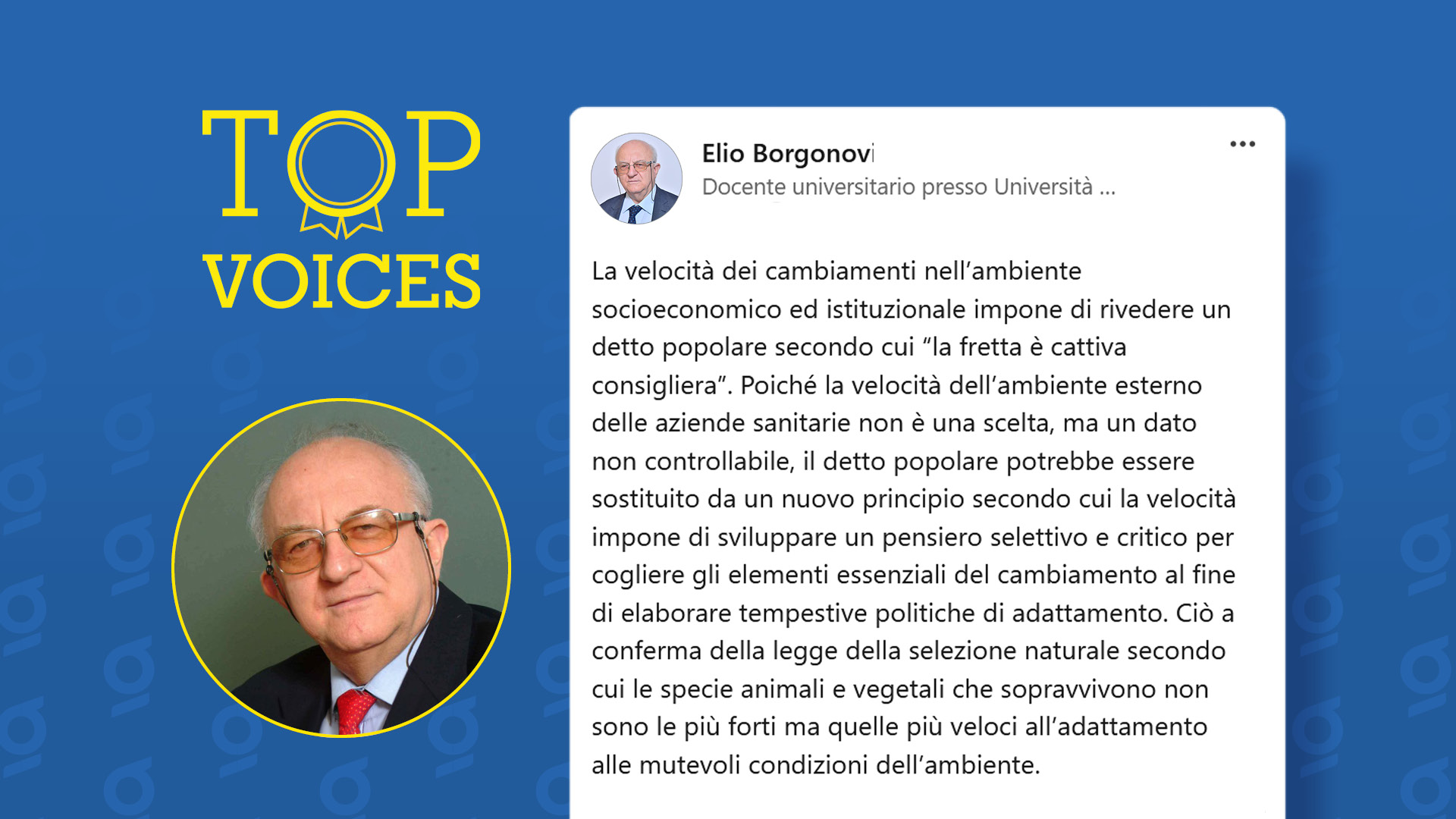 Elio Borgonovi Top Voice